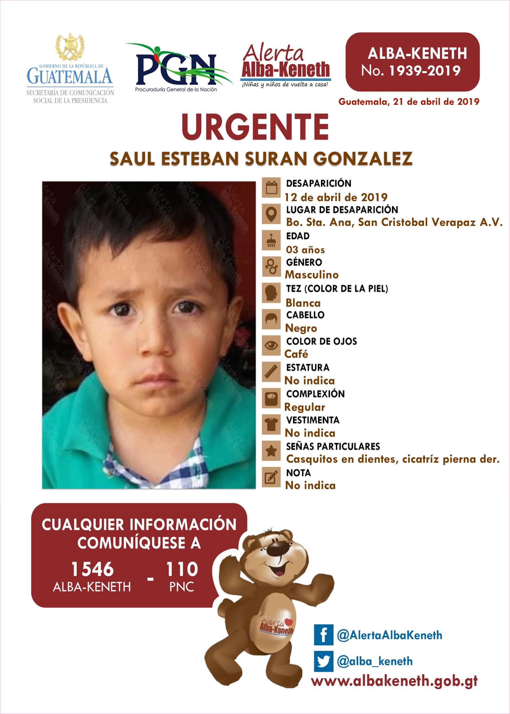 Saul Esteban Suran Gonzalez