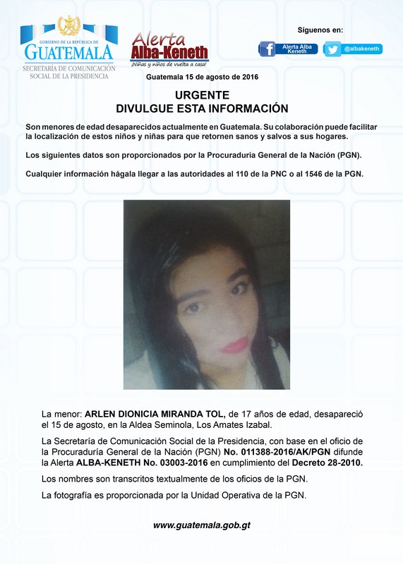 Arlen Dionicia Miranda Tol