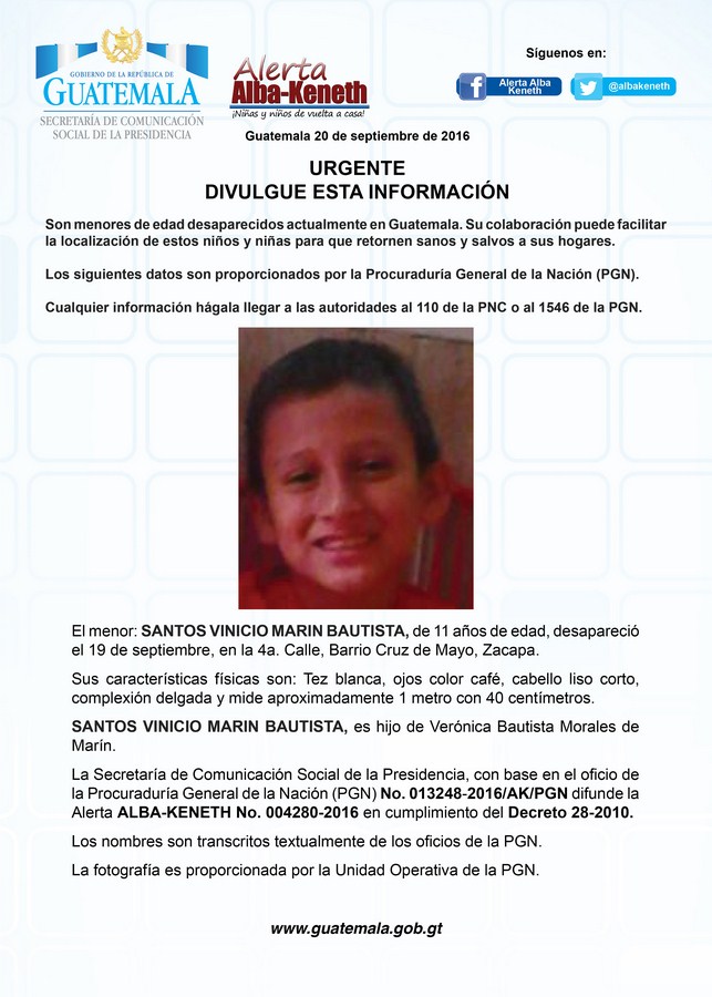 Santos Vinicio Marin Bautista