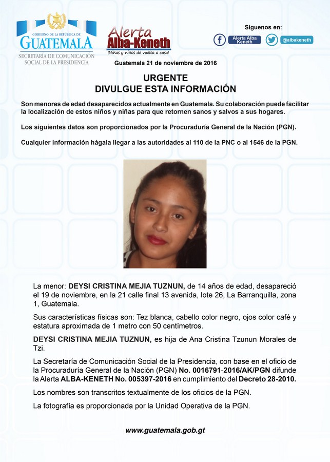 Deysi Cristina Mejia Tuznun