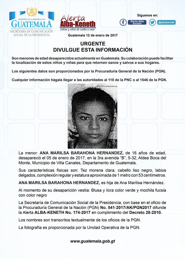 Ana Marilsa Barahona Hernandez 