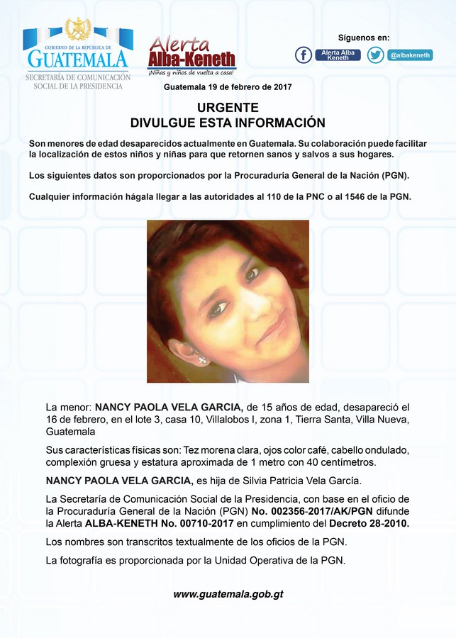 Nancy Paola Vela Garcia