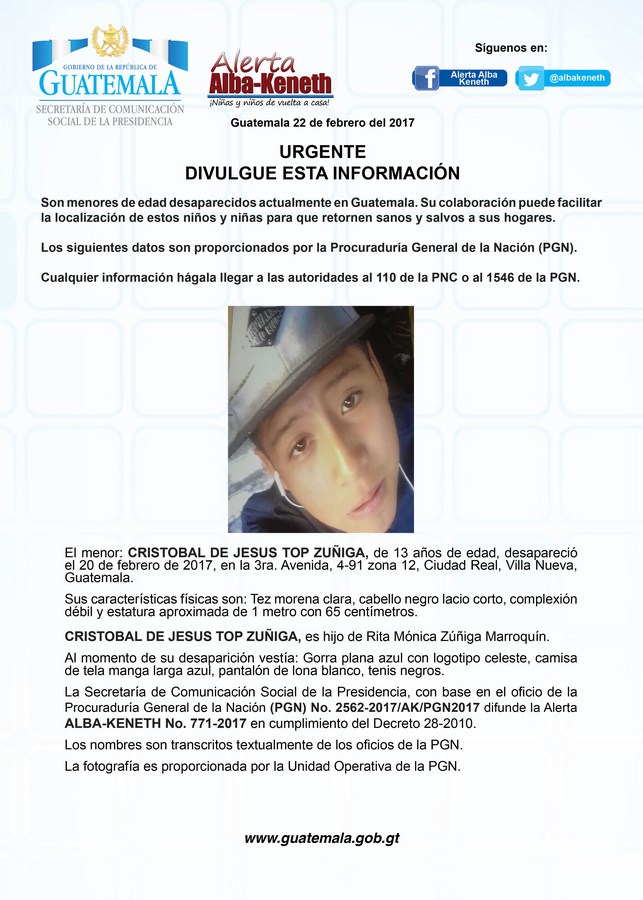 Cristobal De Jesus Top Zuñiga