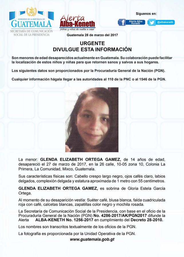 Glenda Elizabeth Ortega Gomez