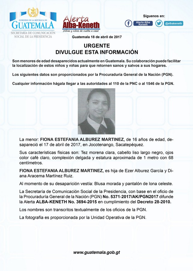 Fiona Estefania Alburez Martinez