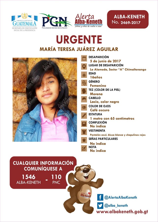 María Teresa Juárez Aguilar      