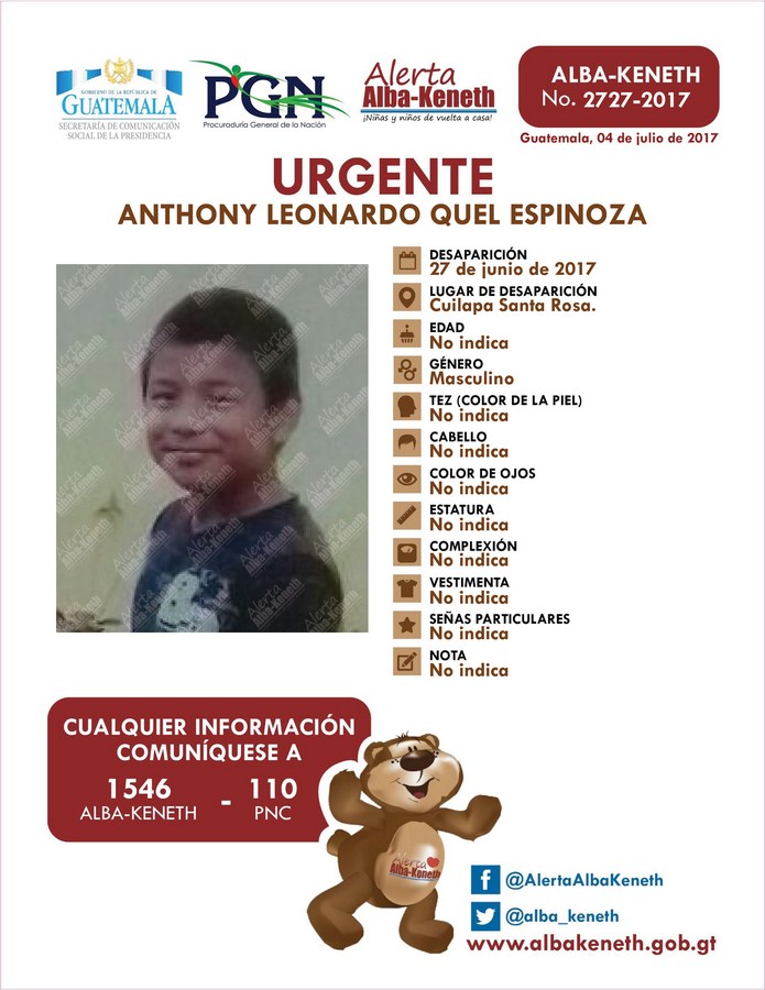 ANTHONY LEONARDO QUEL ESPINOZA