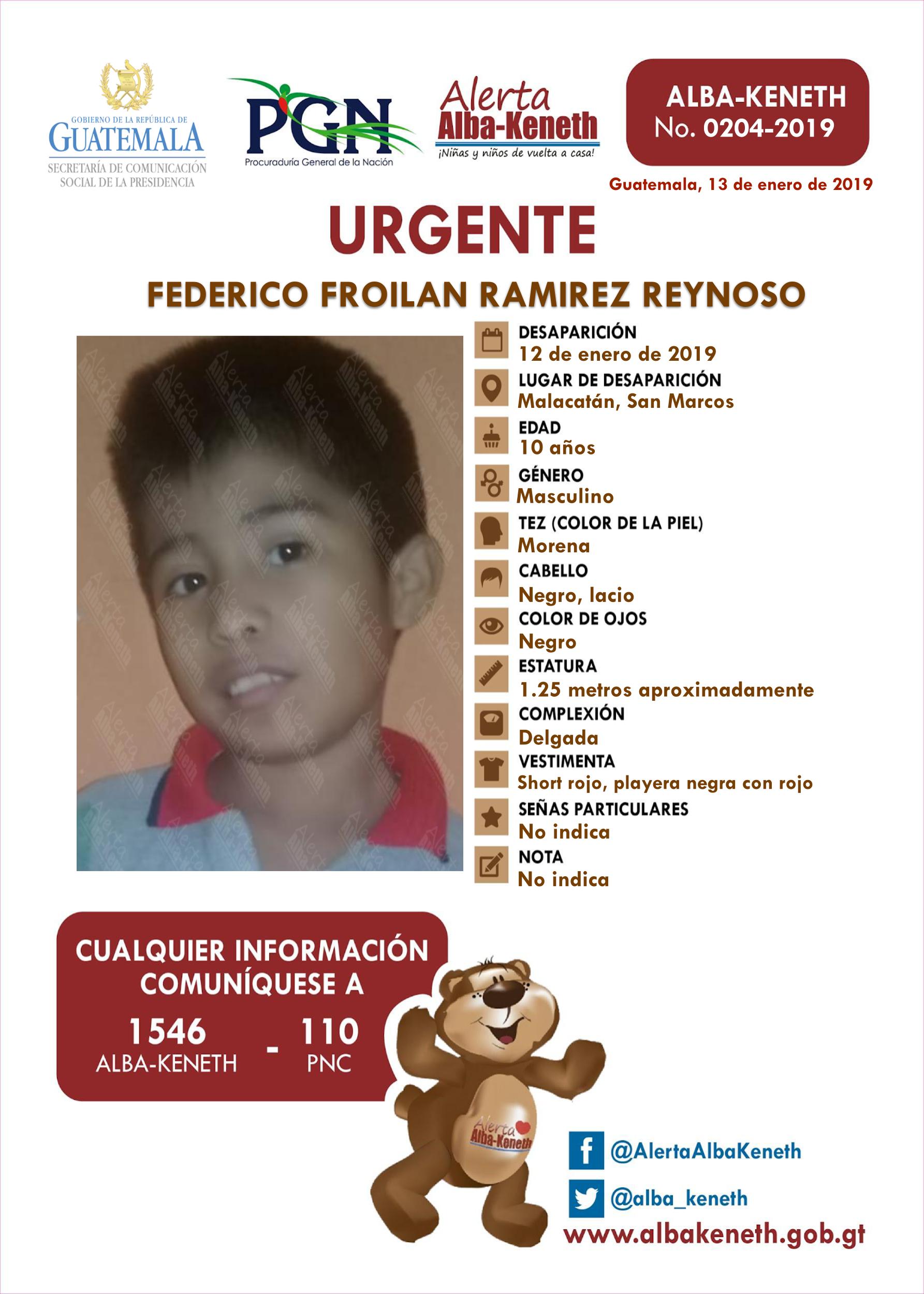 Federico Froilan Ramirez Reynoso