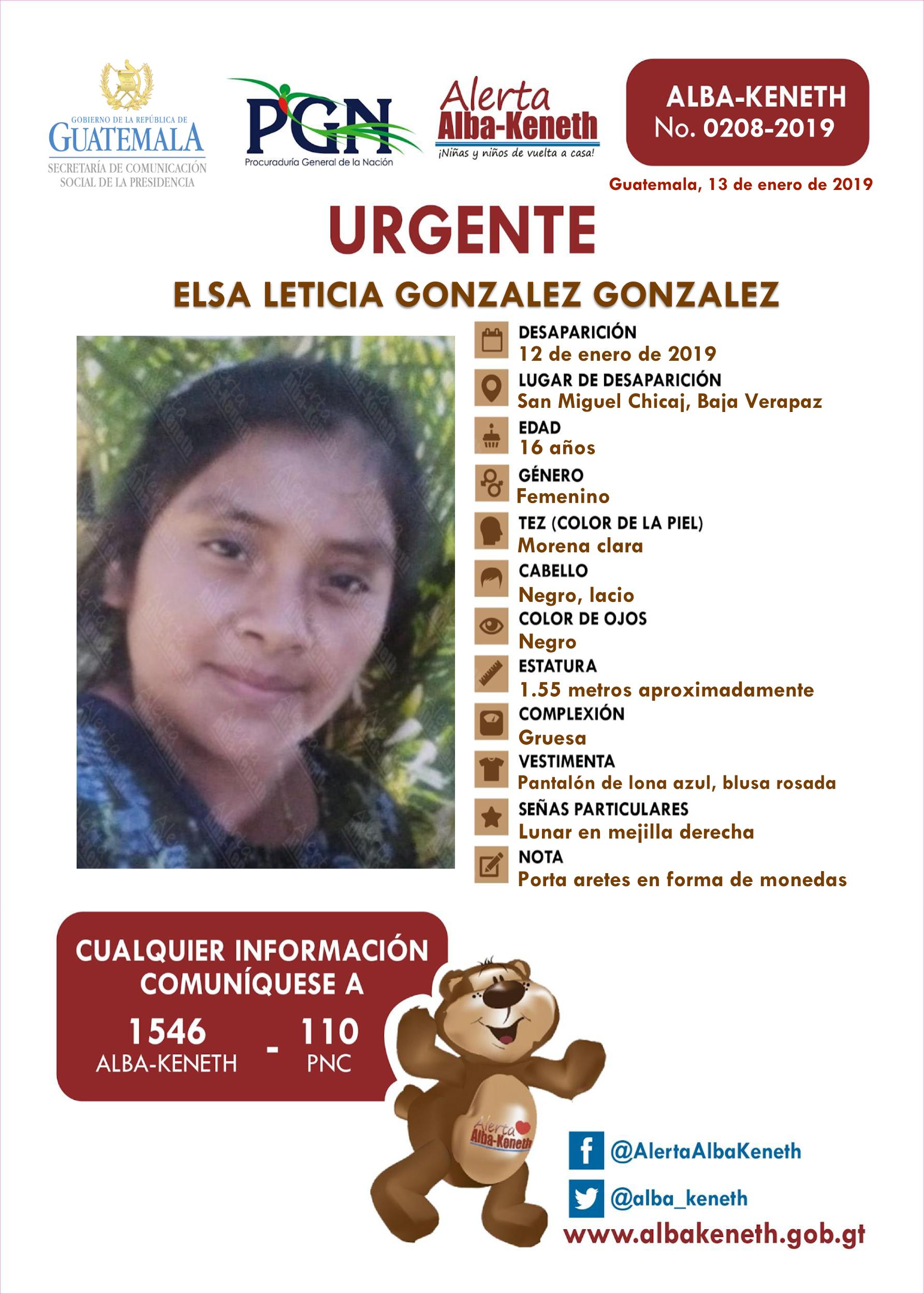 Elsa Leticia Gonzalez Gonzalez