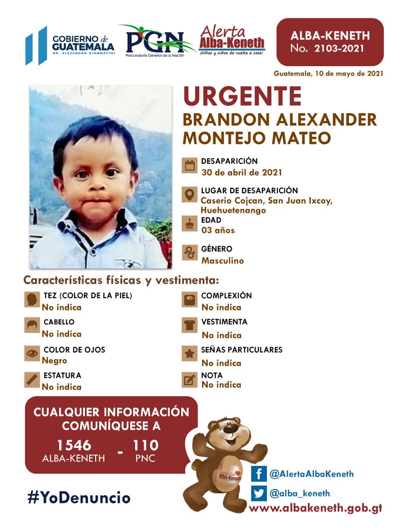 Brandon Alexander Montejo Mateo