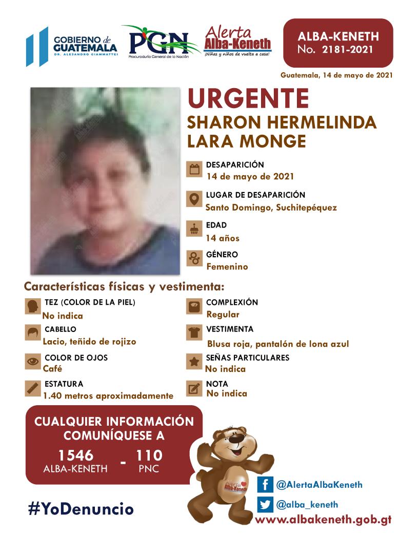 Sharon Hermelinda Lara Monge