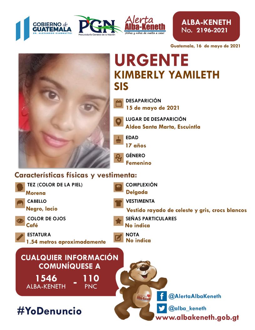 Kimberly Yamileth Sis