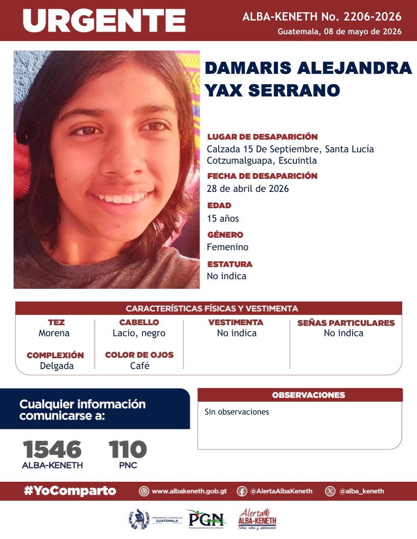 Damaris Alejandra Yax Serrano