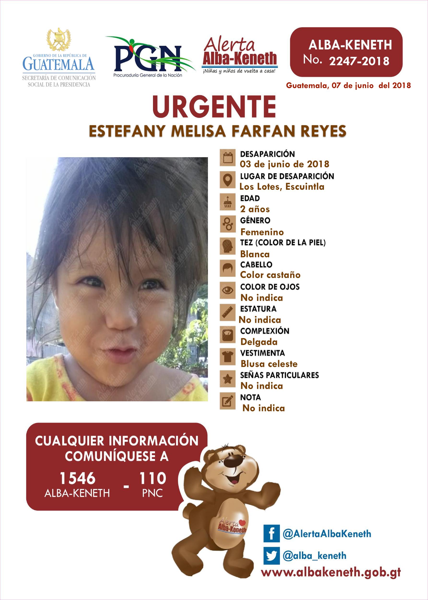 Estefany Melisa Farfan Reyes