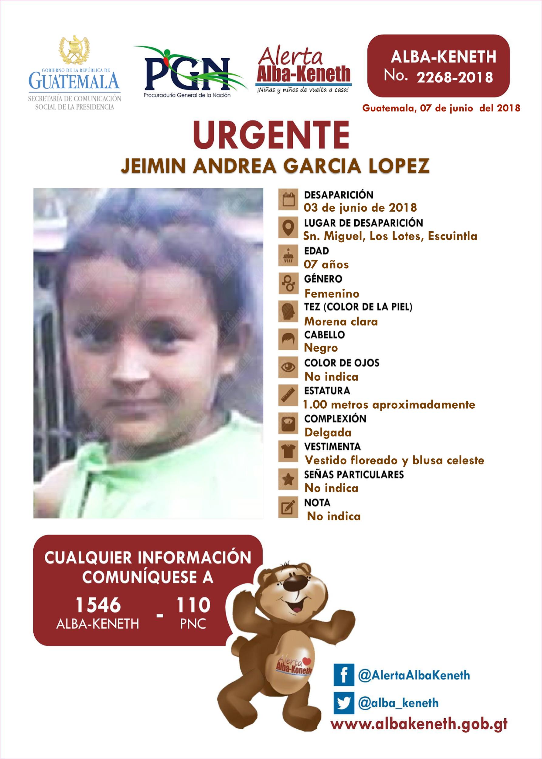 Jeimin Andrea Garcia Lopez