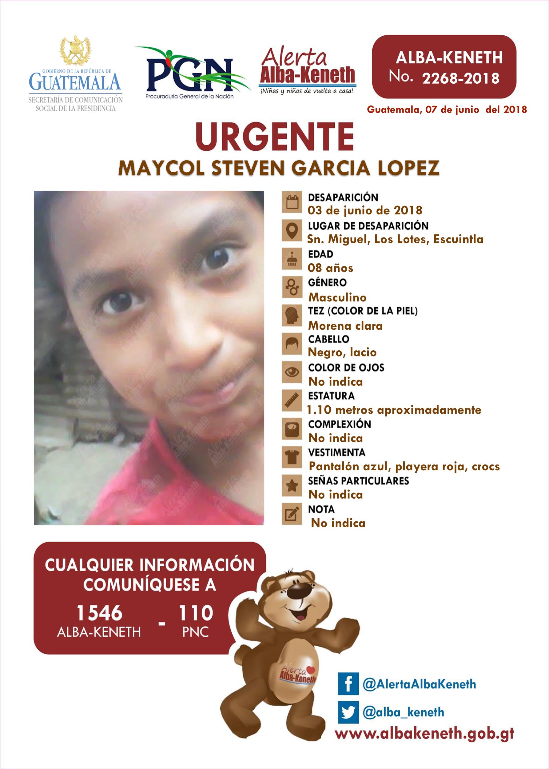 Maycol Steven Garcia Lopez