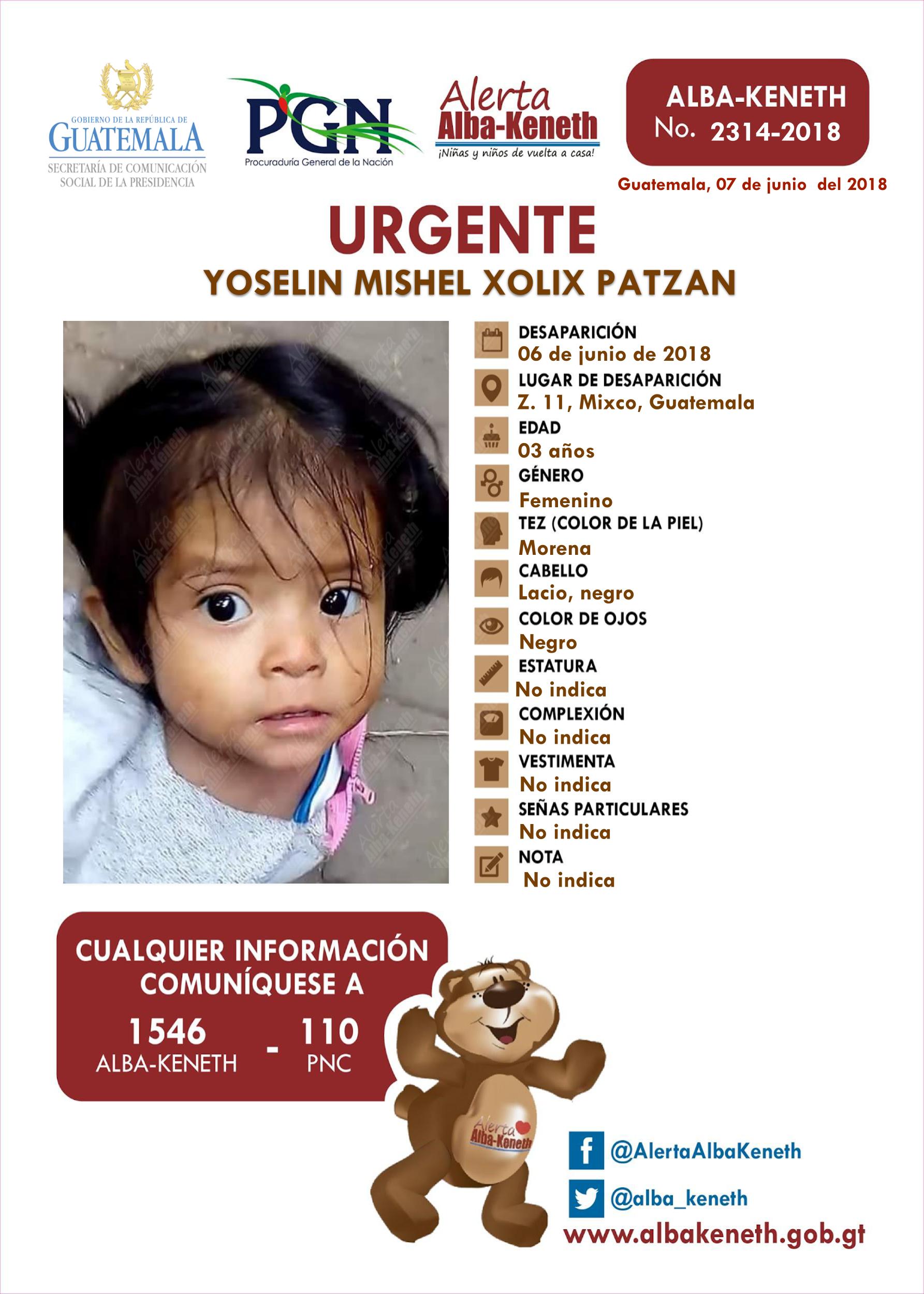 Yoselin Mishel Xolix Patzan