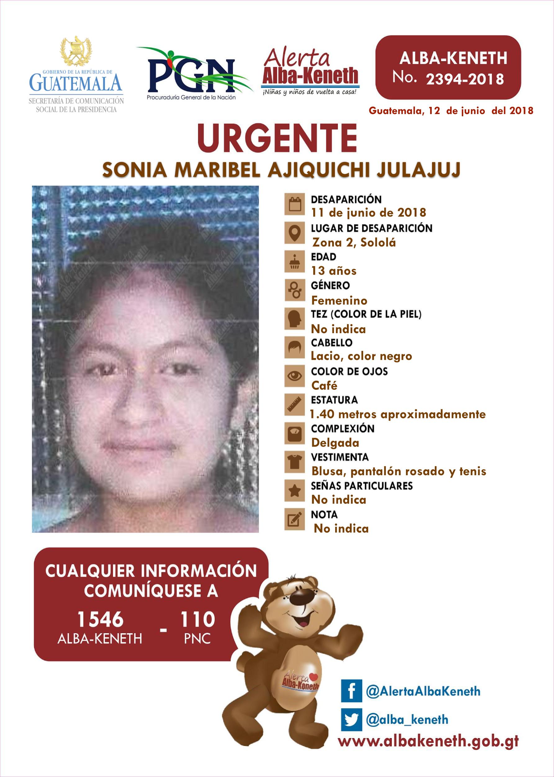 Sonia Maribel Ajichi Julajuj