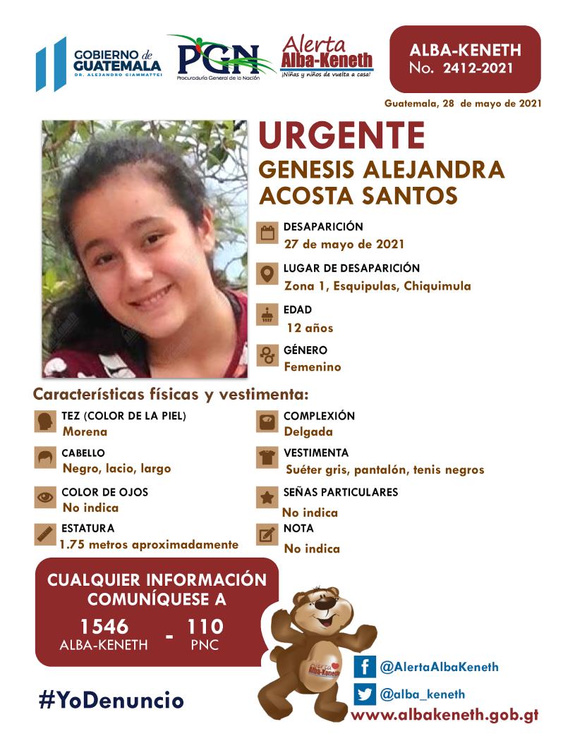 Genesis Alejandra Acosta Santos