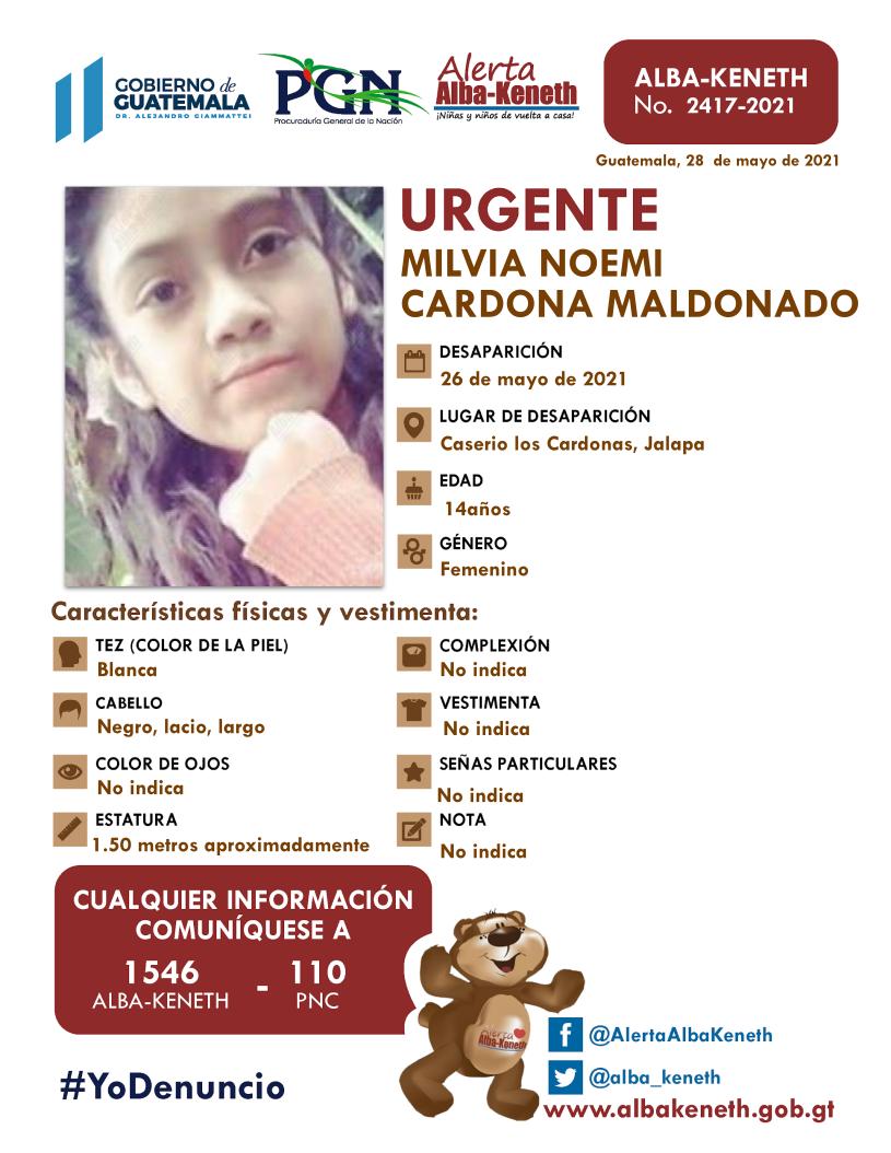 Milvia Noemi Cardona Maldonado