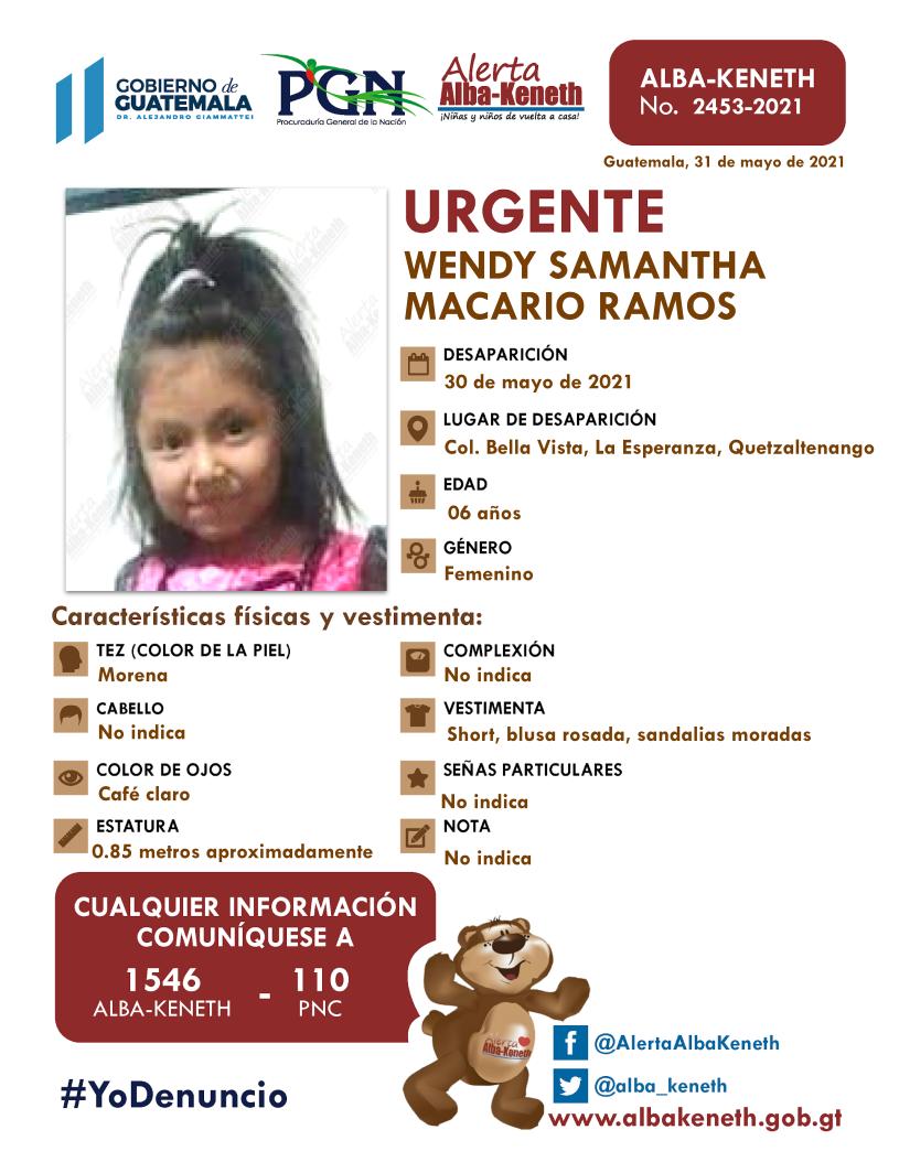 Wendy Samantha Macario Ramos