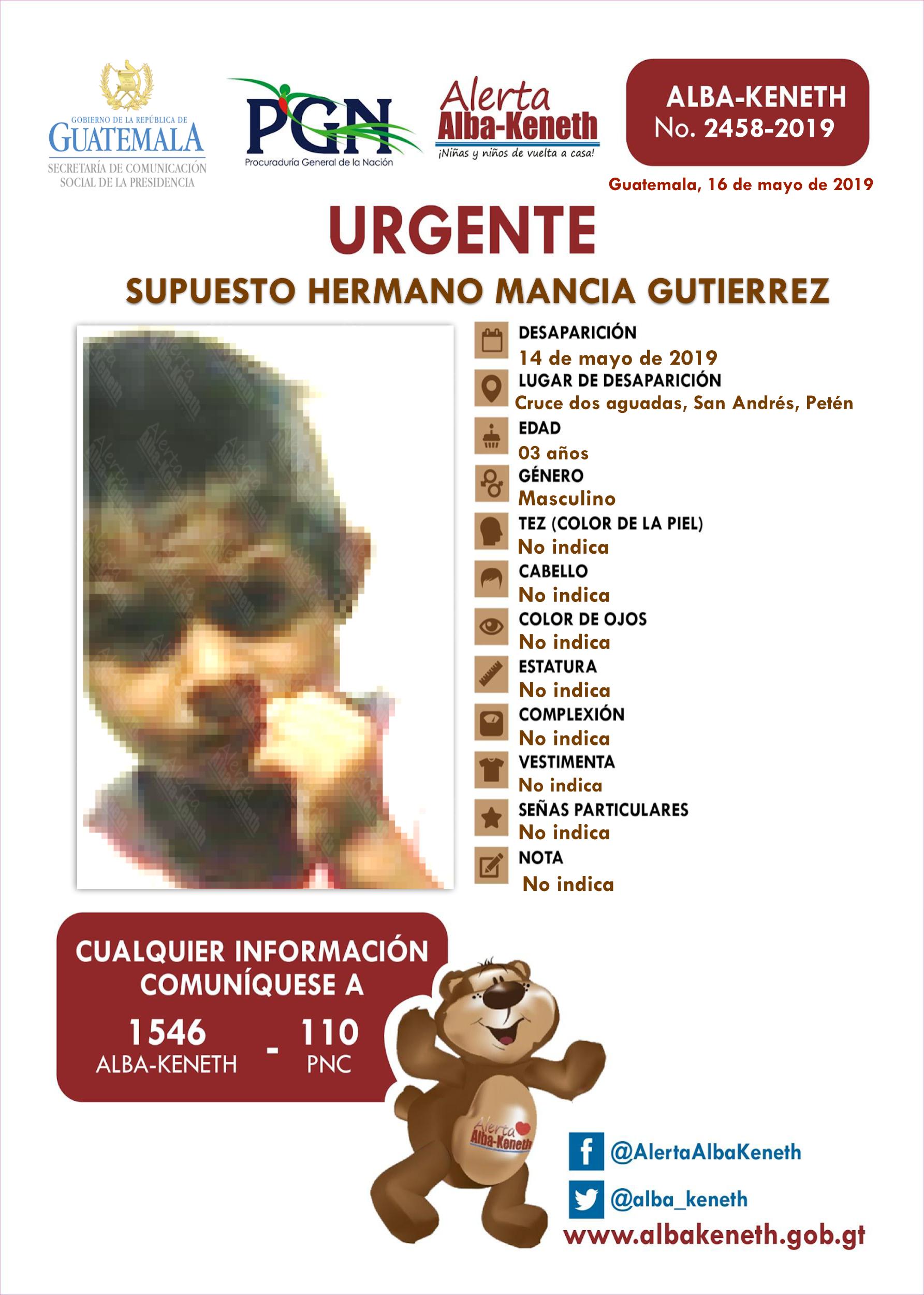 Supuesto Hermano Mancia Gutierrez