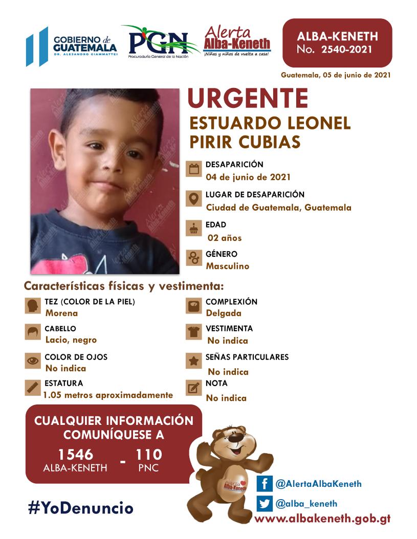 Estuardo Leonel Pirir Cubias