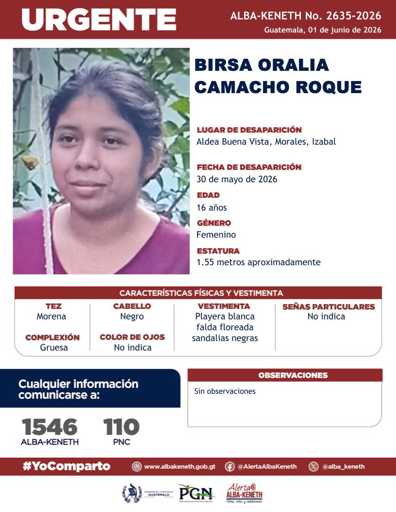 Birsa Oralia Camacho Roque