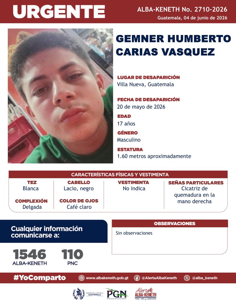 Gemner Humberto Carias Vasquez