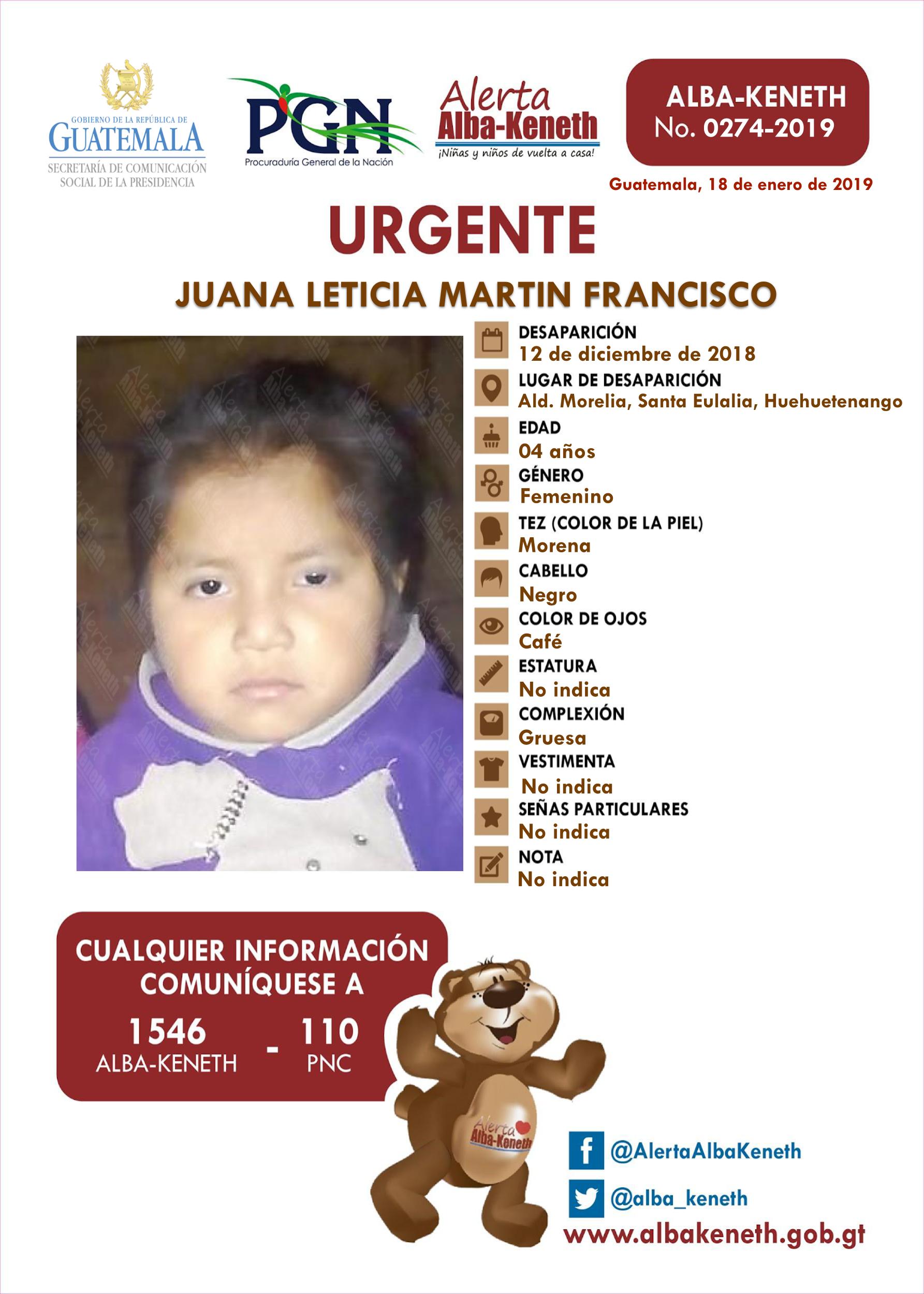 Juana Leticia Martin Francisco