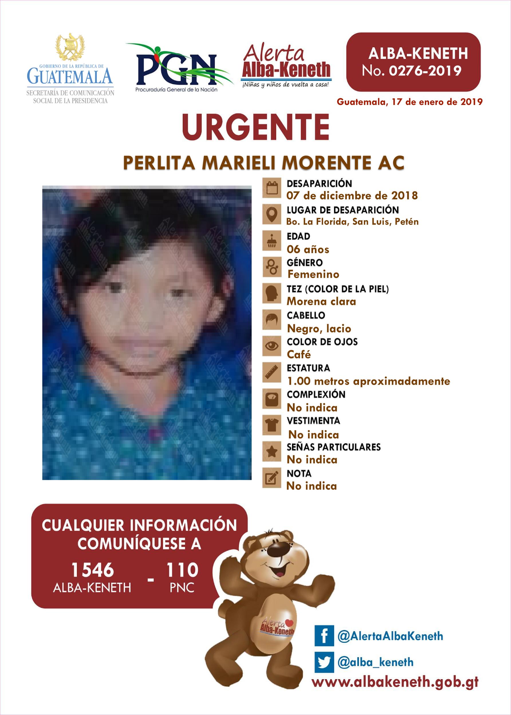 Perlita Marieli Morente Ac