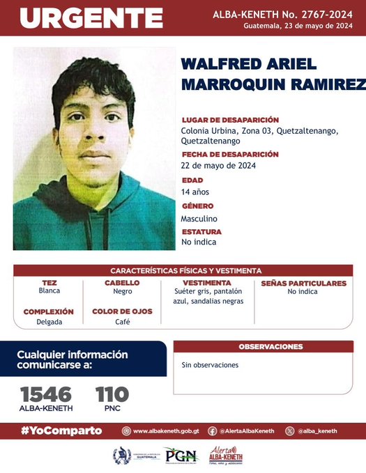 Walfred Ariel Marroquin Ramirez