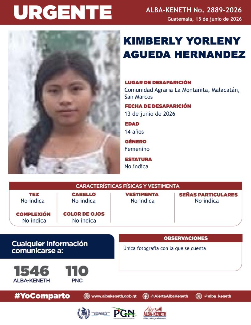 Kimberly Yorleny Agueda Hernandez