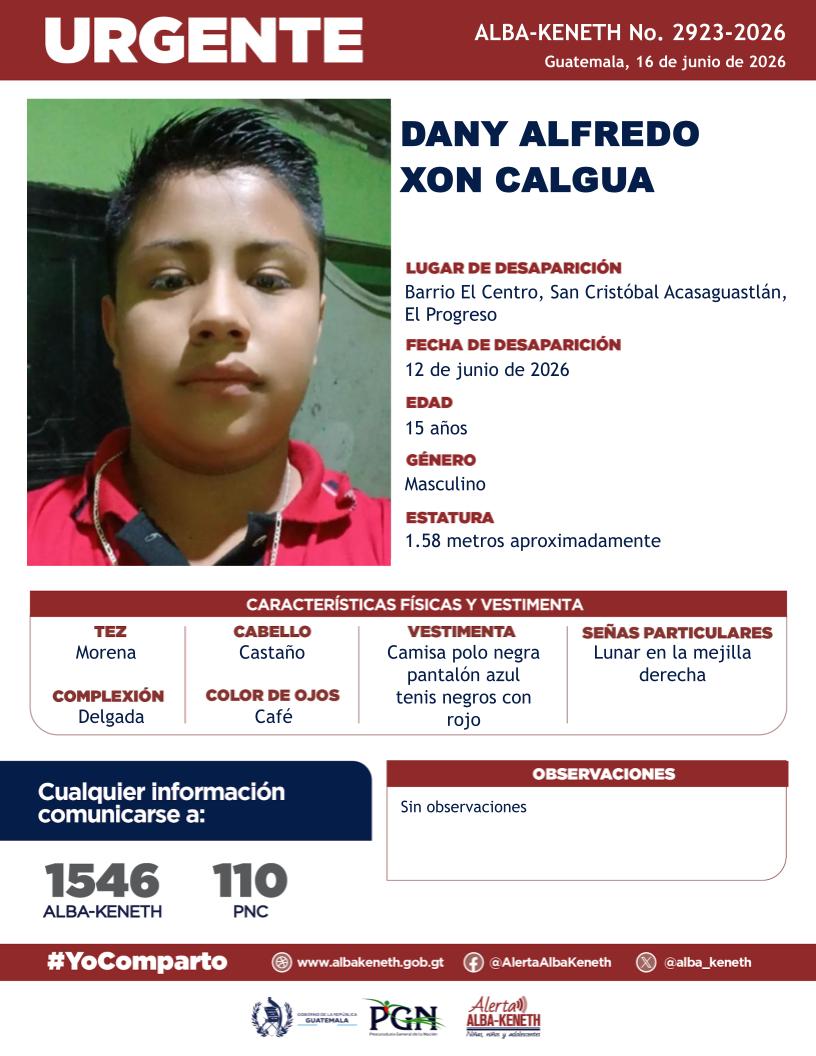 Dany Alfredo Xon Calgua
