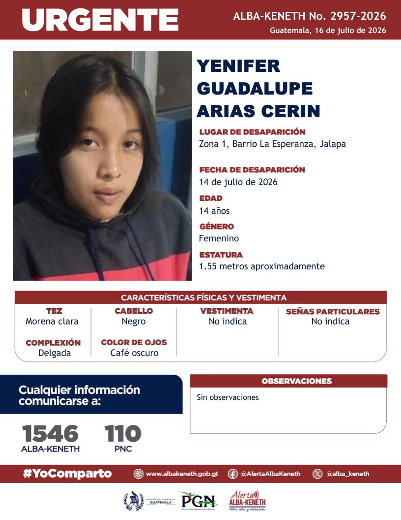 Yenifer Guadalupe Arias Cerin