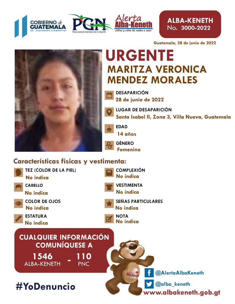 Maritza Veronica Mendez Morales