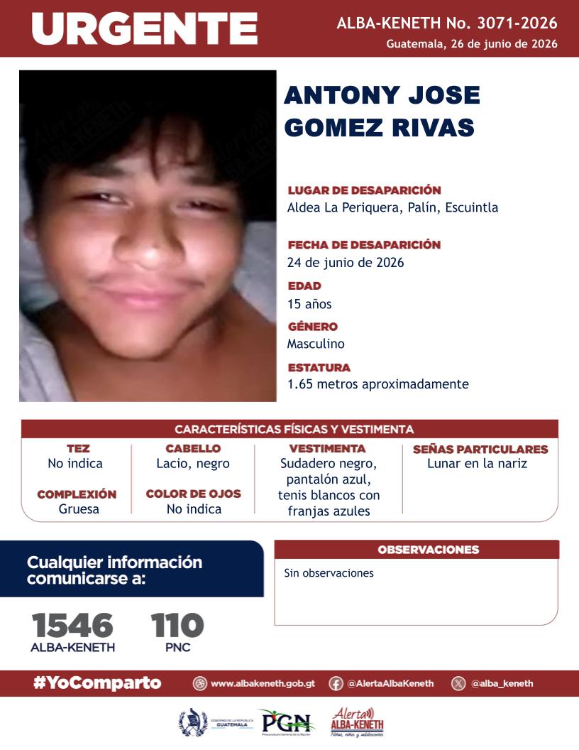 Antony Jose Gomez Rivas