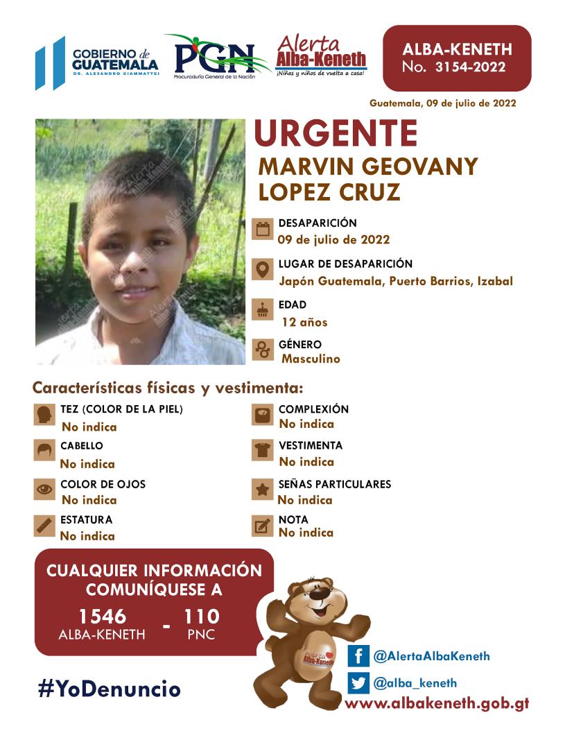 Marvin Geovany Lopez Lopez