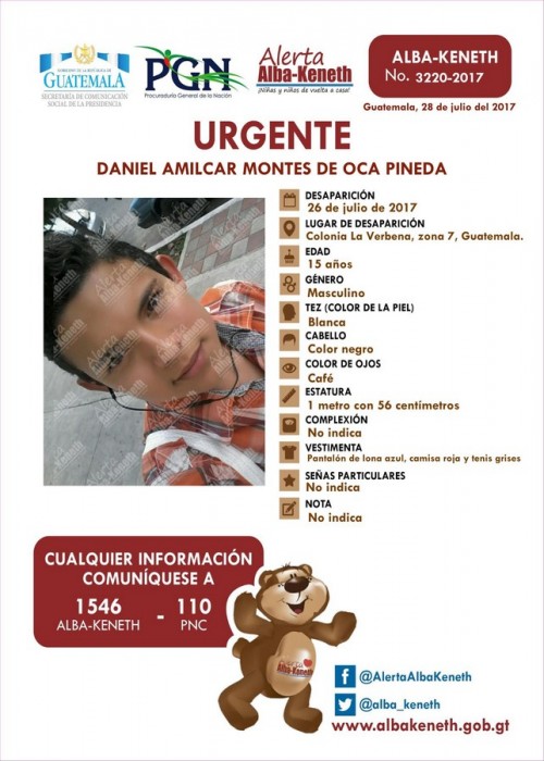 Daniel Amilcar Montes De Oca Pineda