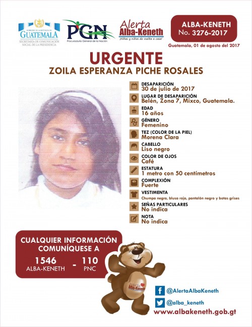 Zoila Esperanza Piche Rosales
