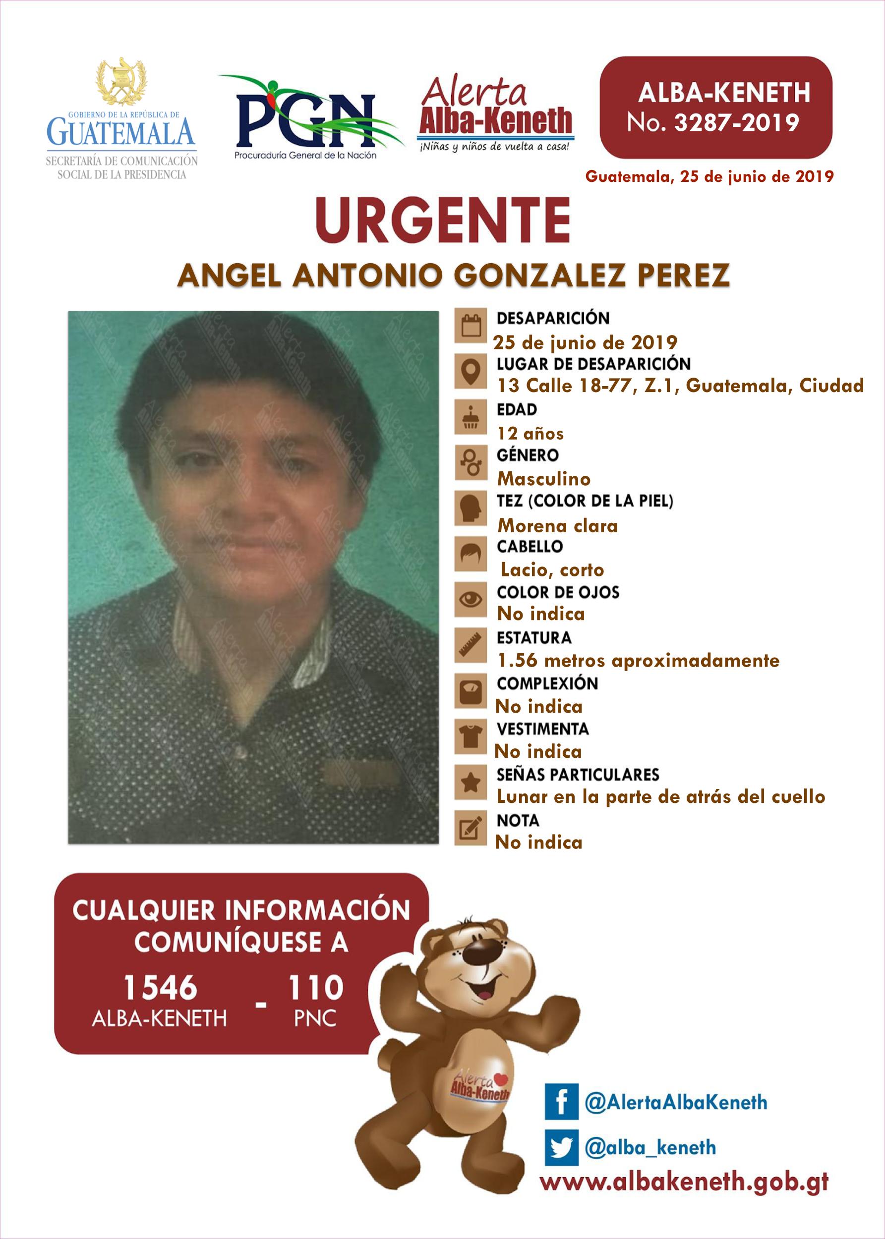 Angel Antonio Gonzalez Perez