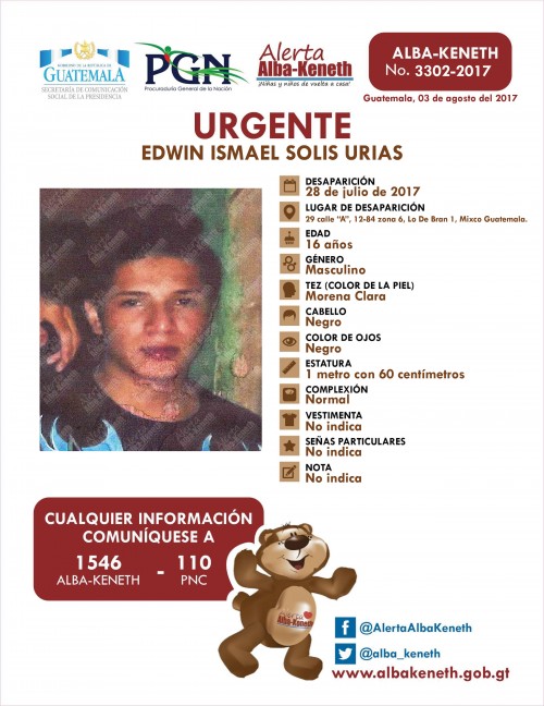 Edwin Ismael Solís Urías