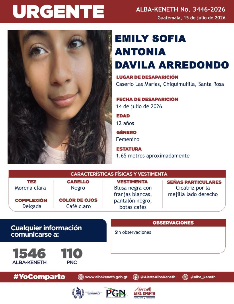 Emily Sofia Antonia Davila Arredondo