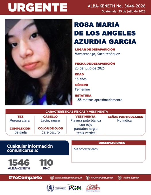 Rosa Maria De Los Angeles Azurdia Garcia