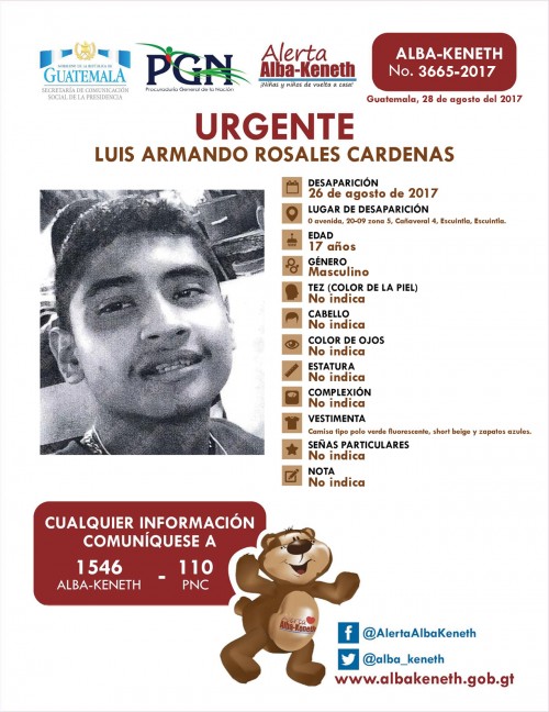 Luis Armando Rosales Cardenas