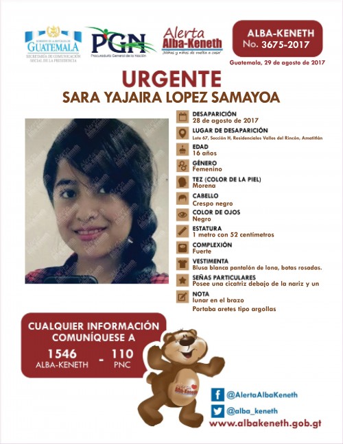 Sara Yajaira López Samayoa