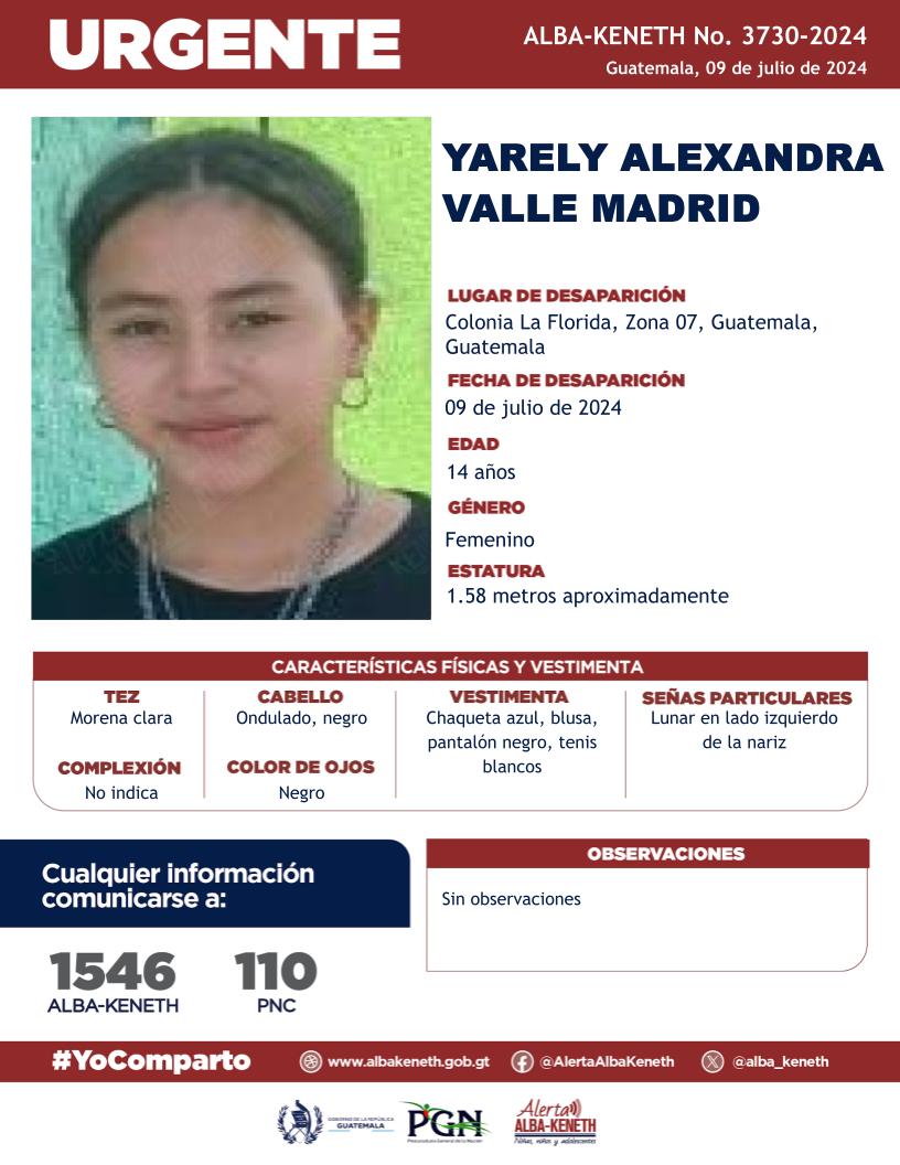 Yarely Alexandra Valle Madrid
