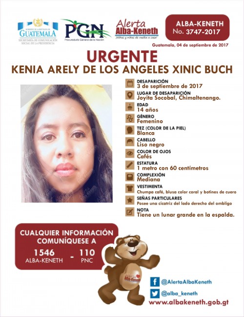 Kenia Arely De Los Ángeles Xinic Buch