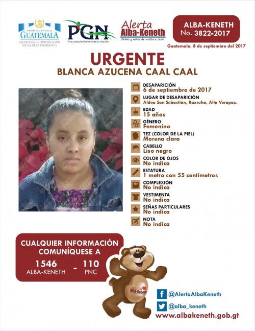 Blanca Azucen Caal Caal