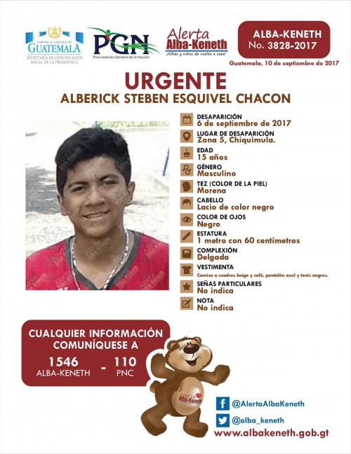 Alberick Steben Esquivel Chacón